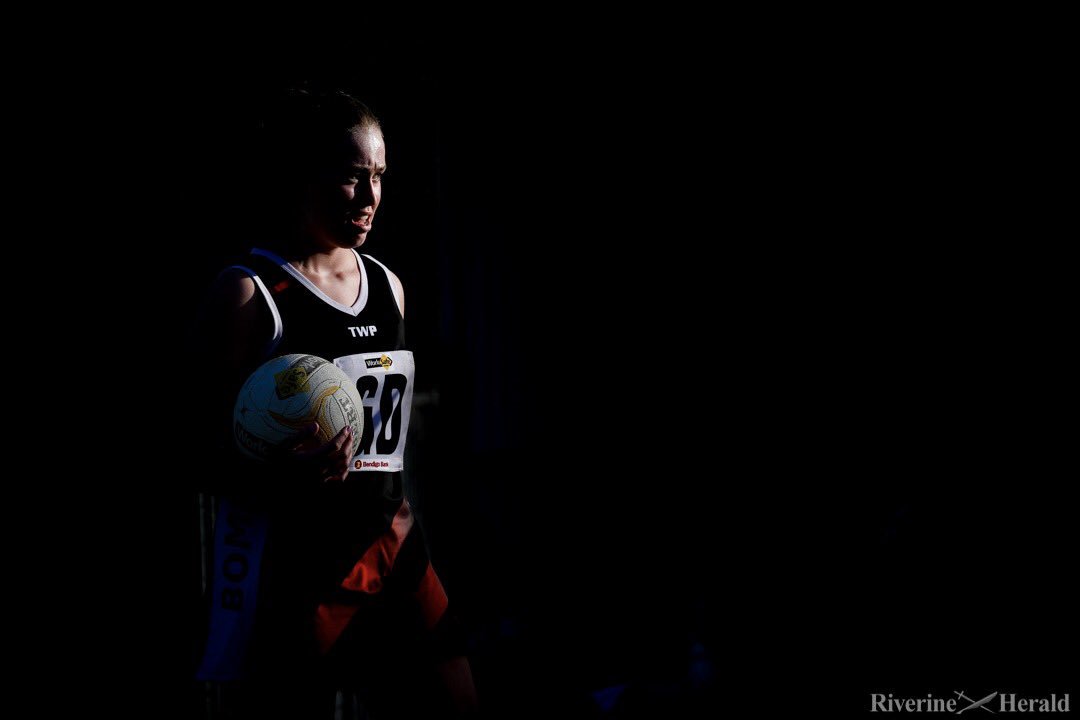Tahli Brereton stares down the opposition during Leitchville-Gunbower’s match against Colbinabbin. 📸 Luke Hemer. 
More pics riverineherald.com.au/@galleries/201…

<a href="/RiverineHerald/">Riverine Herald</a> <a href="/RivSport/">Riverine Herald Sport</a> <a href="/ColbinabbinFNC/">Colbinabbin FNC</a>