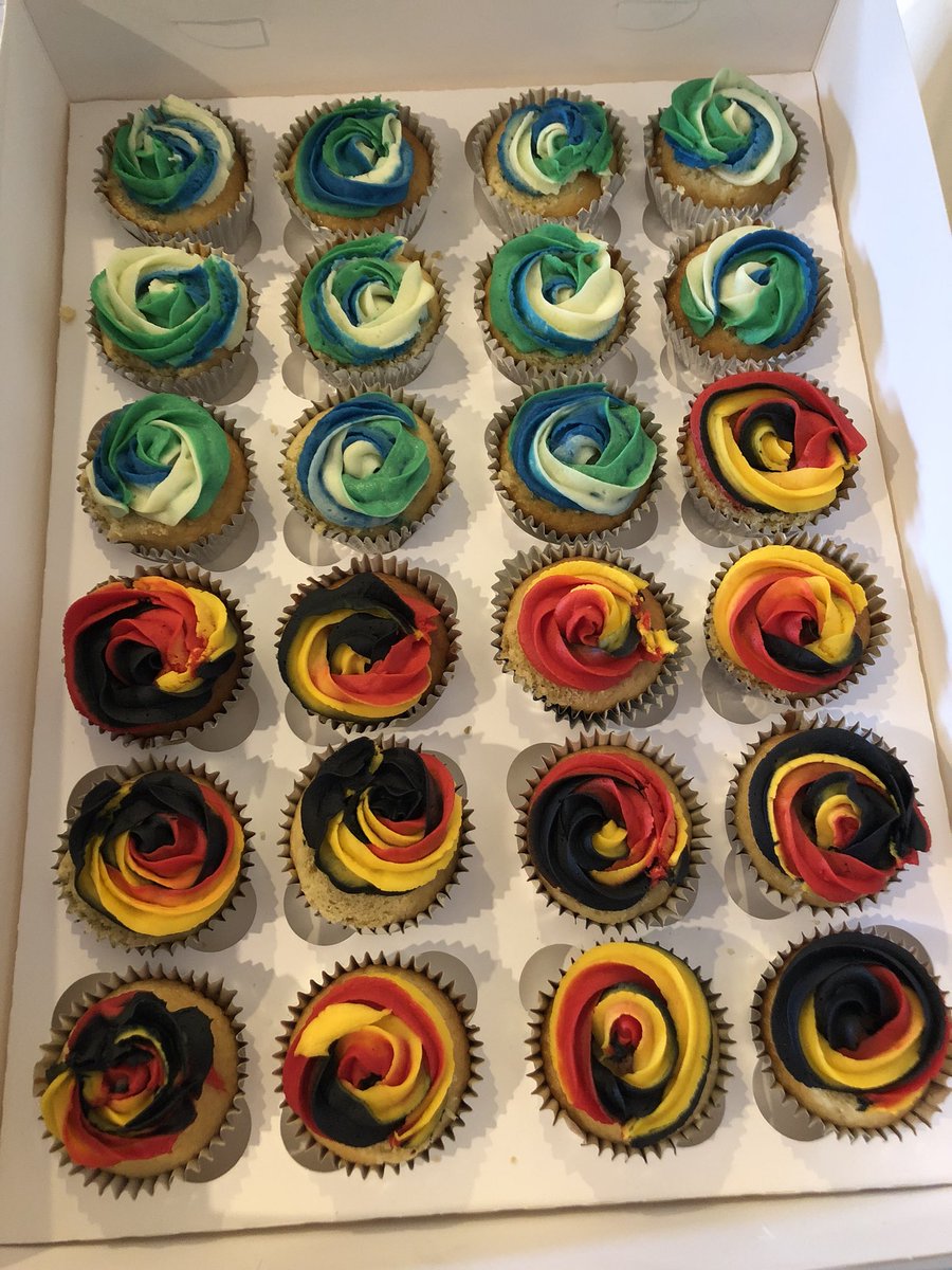 Cupcakes to celebrate #NAIDOC18 #peninsulahealth over 500 cupcakes made for the staff that work so hard looking after our mob