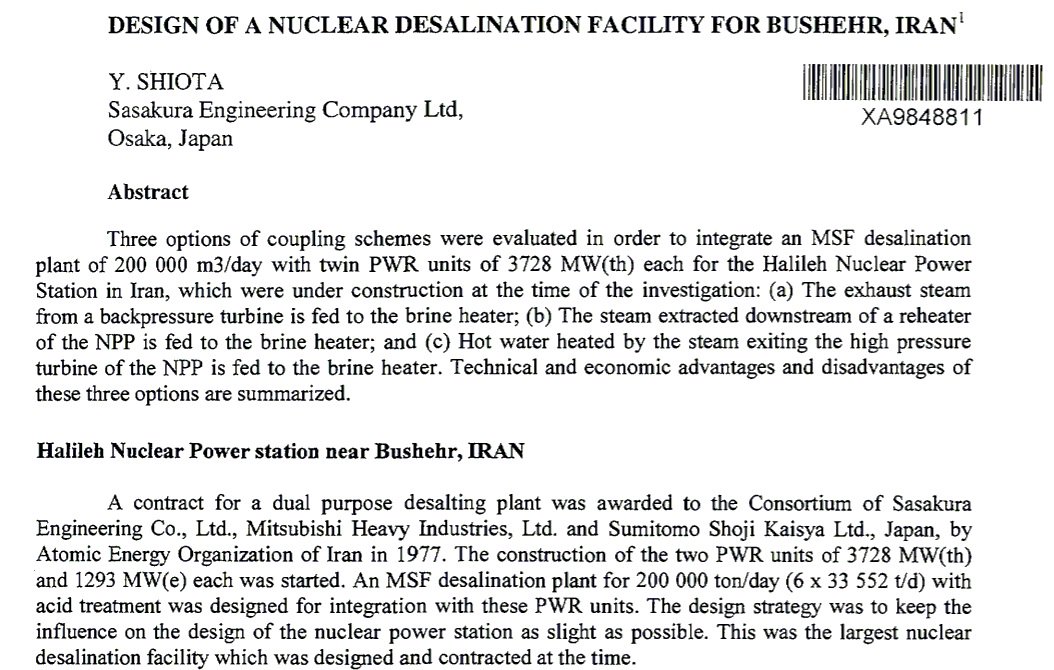 With 20 nuclear power plants powering 10s of seawater desalination plants, Shah had envisioned an #Iran that not only didn't have water shortage, but generated hundreds of billion$$ from farming in the deserts, mullahs only cared about nukes not Iran problems #IranRegimeChange