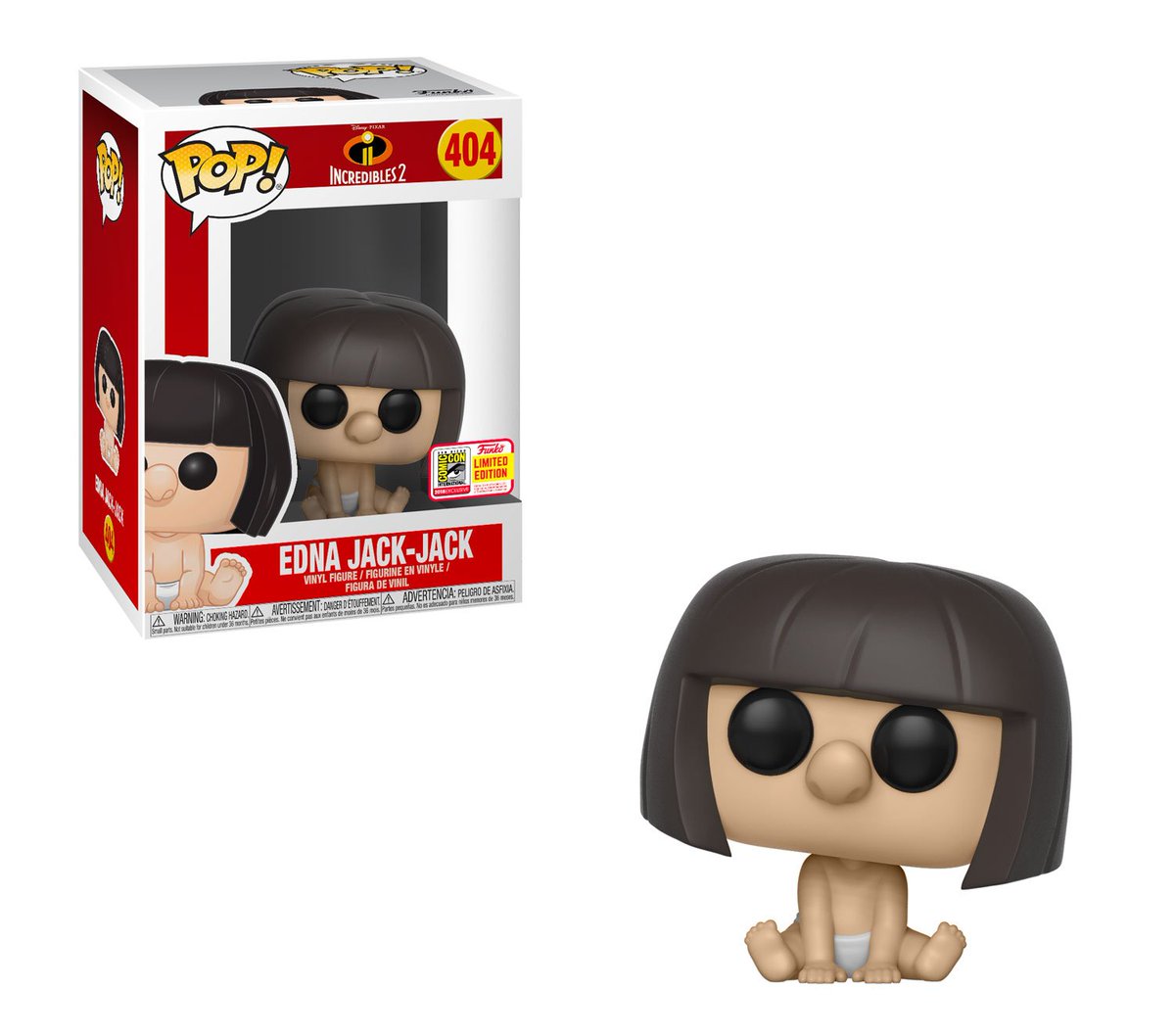 OriginalFunko's tweet image. RT &amp;amp; follow @OriginalFunko for a chance to WIN a #SDCC exclusive Edna Jack-Jack Pop!  #Incredibles2