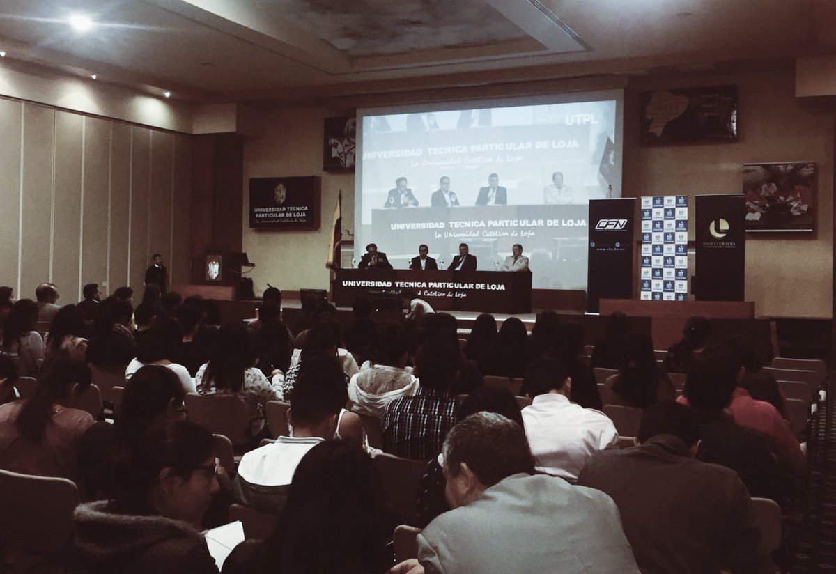 CFN_ECUADOR's tweet photo. La #CFN participó en el III Encuentro Nacional de Banca y Finanzas, realizado en la ciudad de #Loja. Los asistentes conocieron más sobre productos y servicios de la mayor banca productiva del país como #CFNConstruye, #FactoringCFN, Fondo Nacional de Garantías, entre otros. https://t.co/6SPEQ1MZYD