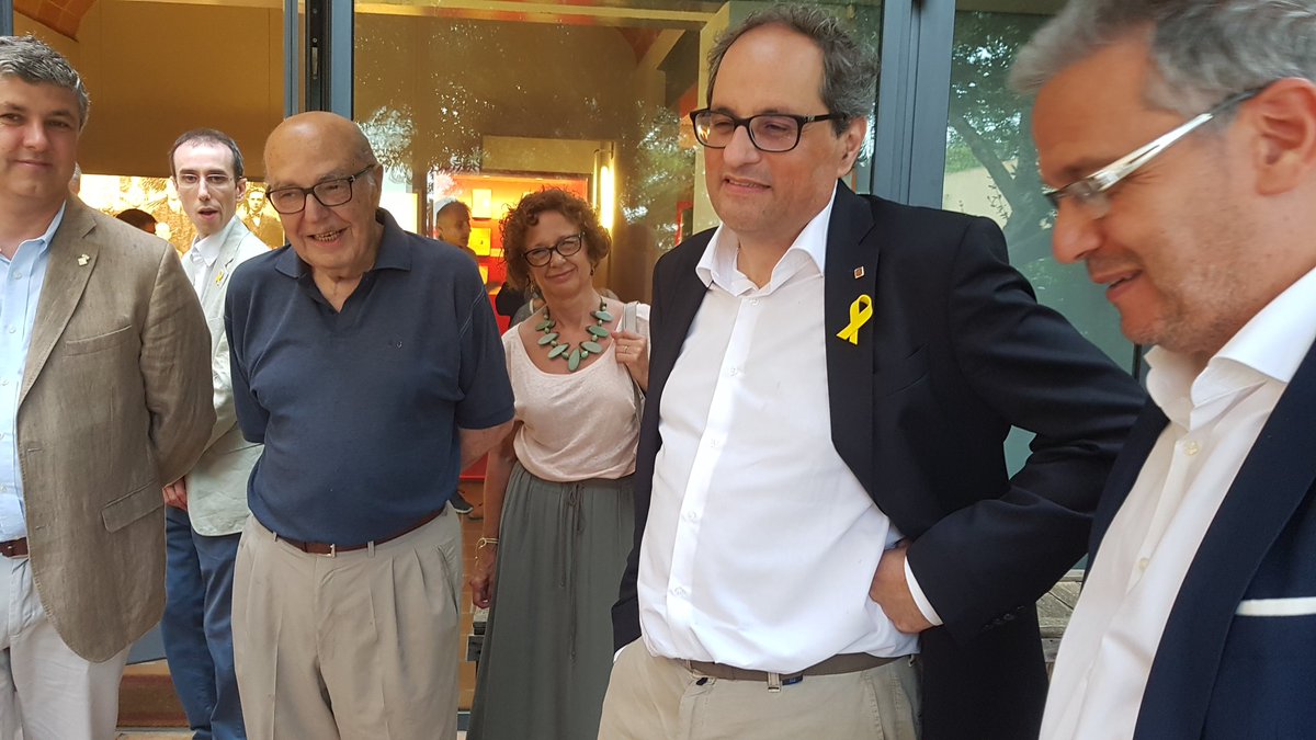 FJosepPla's tweet photo. Hem tingut el goig de compartir la tarda amb el MH President @QuimTorraiPla https://t.co/oAhbI7qrFb