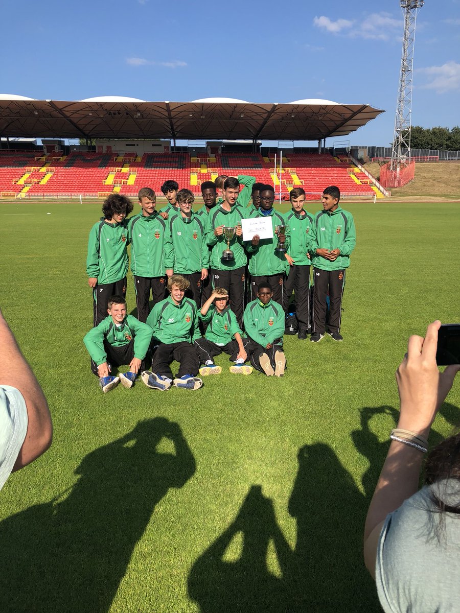 Superb day as we are crowned National Champions in the Track and Field Cup for both Junior and Inter Boys. All the hard work has paid off 💪🏻🏆🥇 #cleansweep