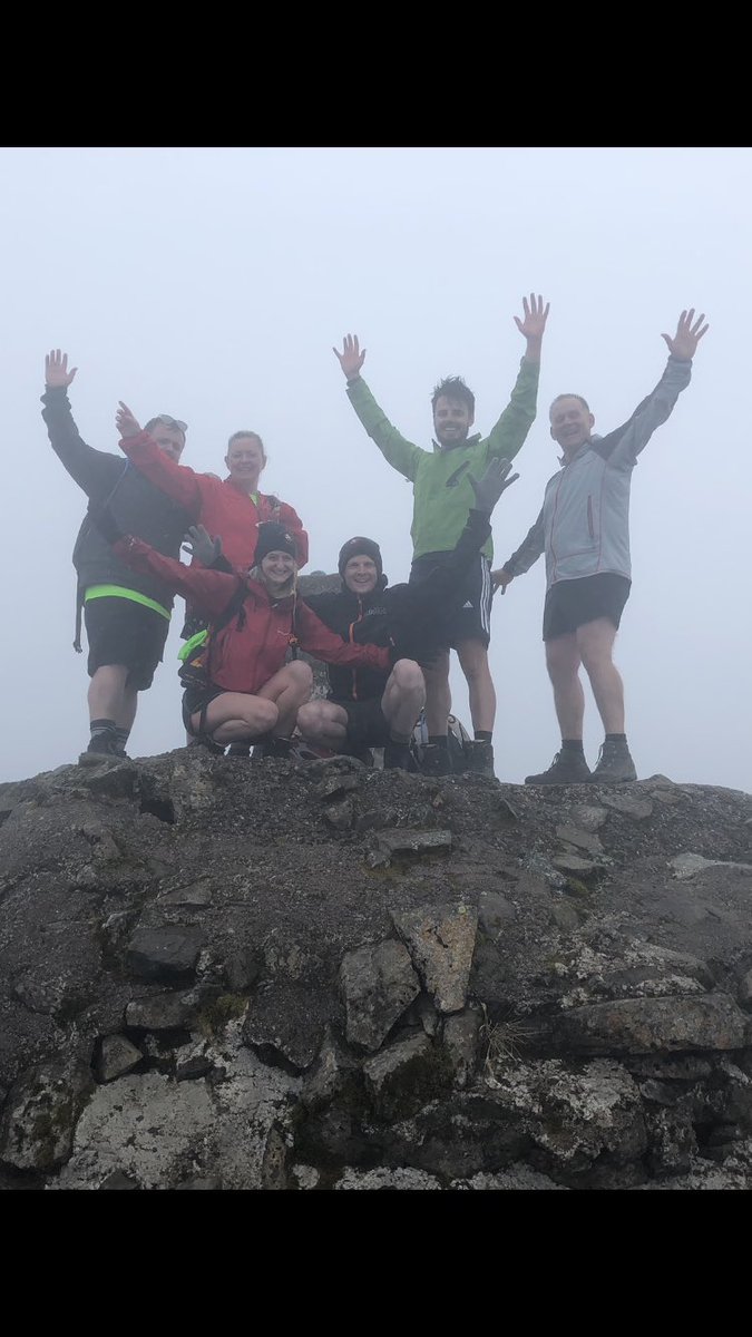 We made it! First 🏔 done in a very respectable 5hrs 18mins 💪 #teamwork #BenNevis <a href="/SandbachSchool/">Sandbach School</a> <a href="/new_hope3peaks/">New Hope 3 Peaks Challenge 2018</a> mydonate.bt.com/fundraisers/sa…