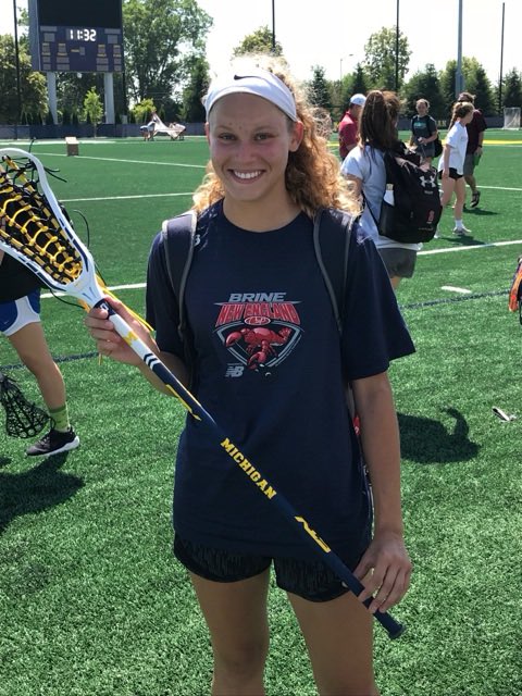 Check out this stud 👇🏻👇🏻 earning MVP of her team at Michigan camp! Go Julia! #3dlacrosse #3don2 #3dfamily #3dnegirls