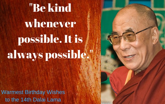 HAPPY 83rd BIRTHDAY, DALAI LAMA 