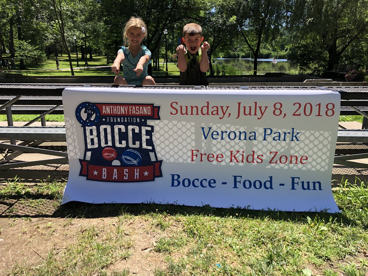 PatCapra13's tweet photo. The calm before the storm...Join us tomorrow, Sunday, July 8th for the Anthony Fasano Foundation Bocce Bash benefiting Backpacks For Life in Verona Park starting at 10am. There will also be a free Kids Zone from 11am-3pm featuring bounce house, face painting and games! #BocceBash https://t.co/ectPclxSLX