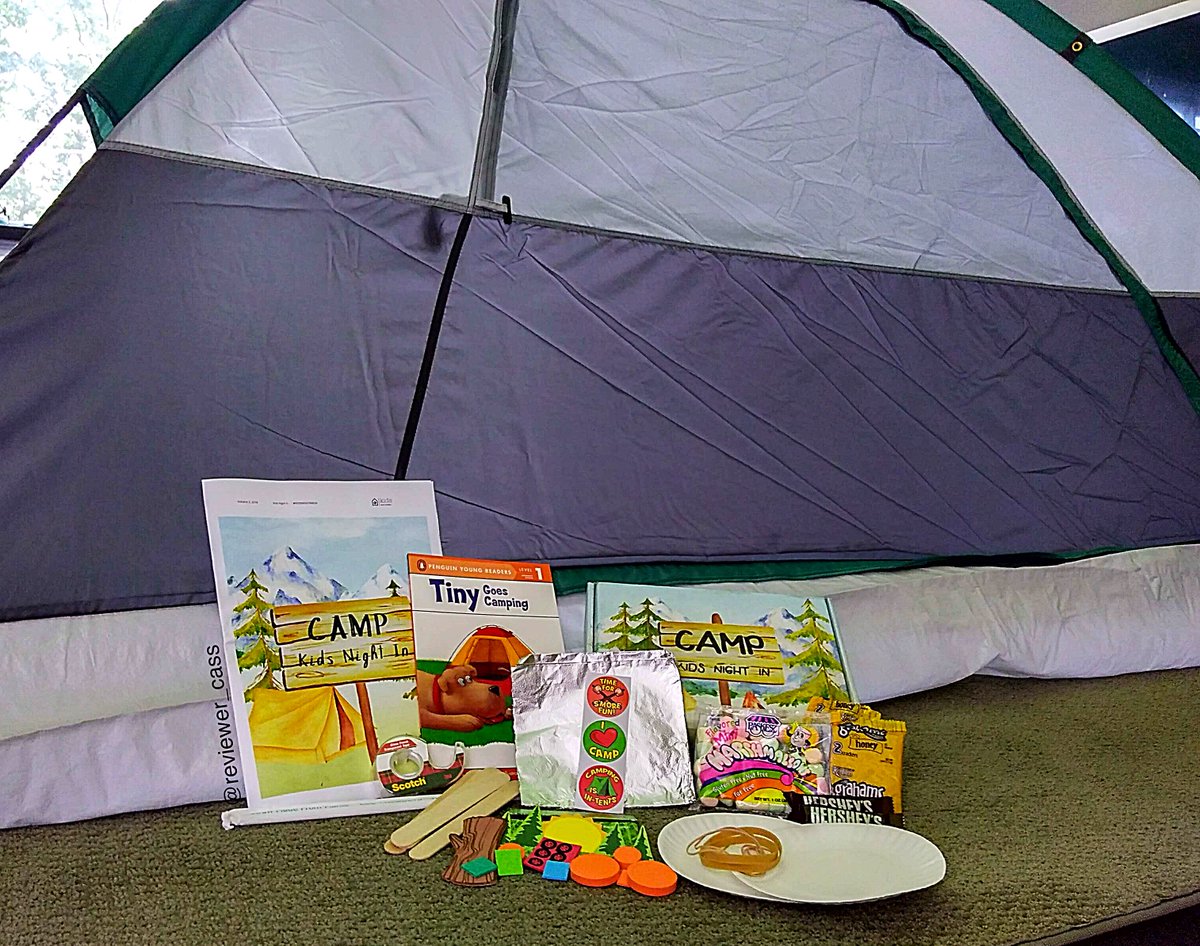 Reviewer_Cass's tweet photo. Looking for a fun night in with the kids that someone else has planned AND delivered to your doorstep?! #KidsNightInBox should definitely be your next "experience" gift for your kids. Check out my latest review on my blog of the June box - Camp Kids Night In! #gotitfree #campkni https://t.co/b39pe9SDr4