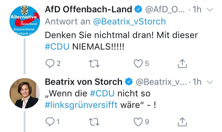 ++++++++++++EIL++++++++++++

Die AfD ist in sich gespaltener als die CDU/CSU!