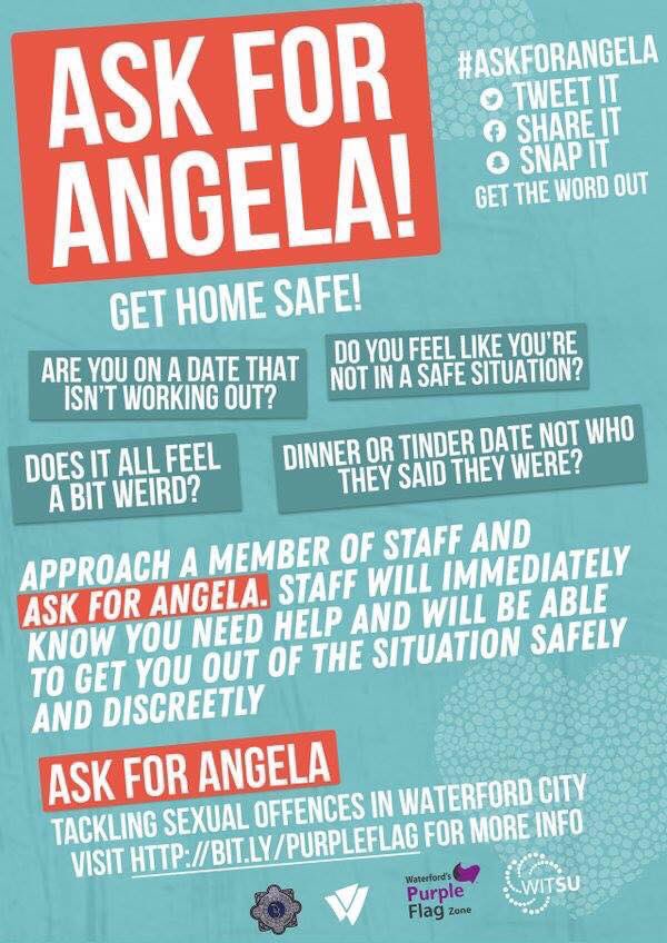 Please share ❤️ it’s so important for everyone to feel safe. #AskForAngela