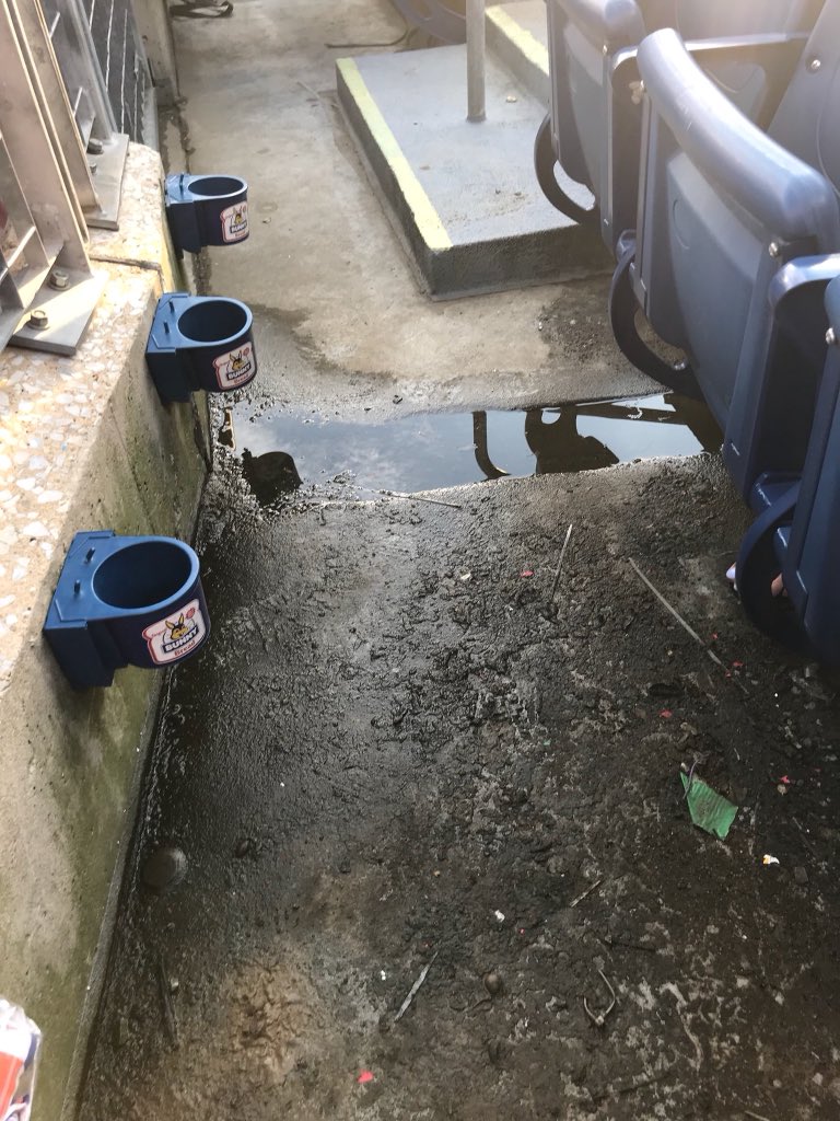 cmeddie's tweet photo. Hey @NashvilleSC and @NissanStadium, did ya’ll wash all the muck and mosquitoes to the front row of the @fccincinnati visitors’ section on purpose?
#WestNile
#SmellsLikeSewage
#GotCitronella
#SendHelp
#StillHere
#StillCheeringOurBoysOn
#CincyTilIDieOfWestNile
#NSHvCIN https://t.co/sectthPkEz