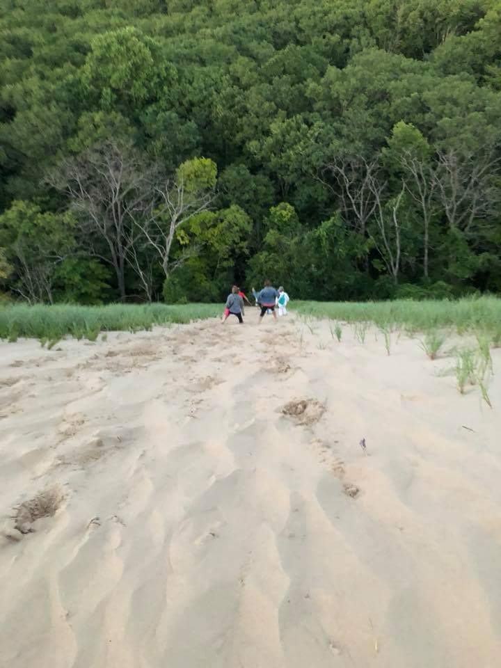 BrianPiotrzkow1's tweet photo. A couple of pics from my race today. A buddy of mine took them. These are the 2 dunes but the pics don't show the entire dunes. Only a few runners actually run up them. The rest of us mortals walk. π
#LakeMichiganRTS10K #trailrunning
#traillife
#dunerunning #offroadrunning https://t.co/nozdf5rRdj