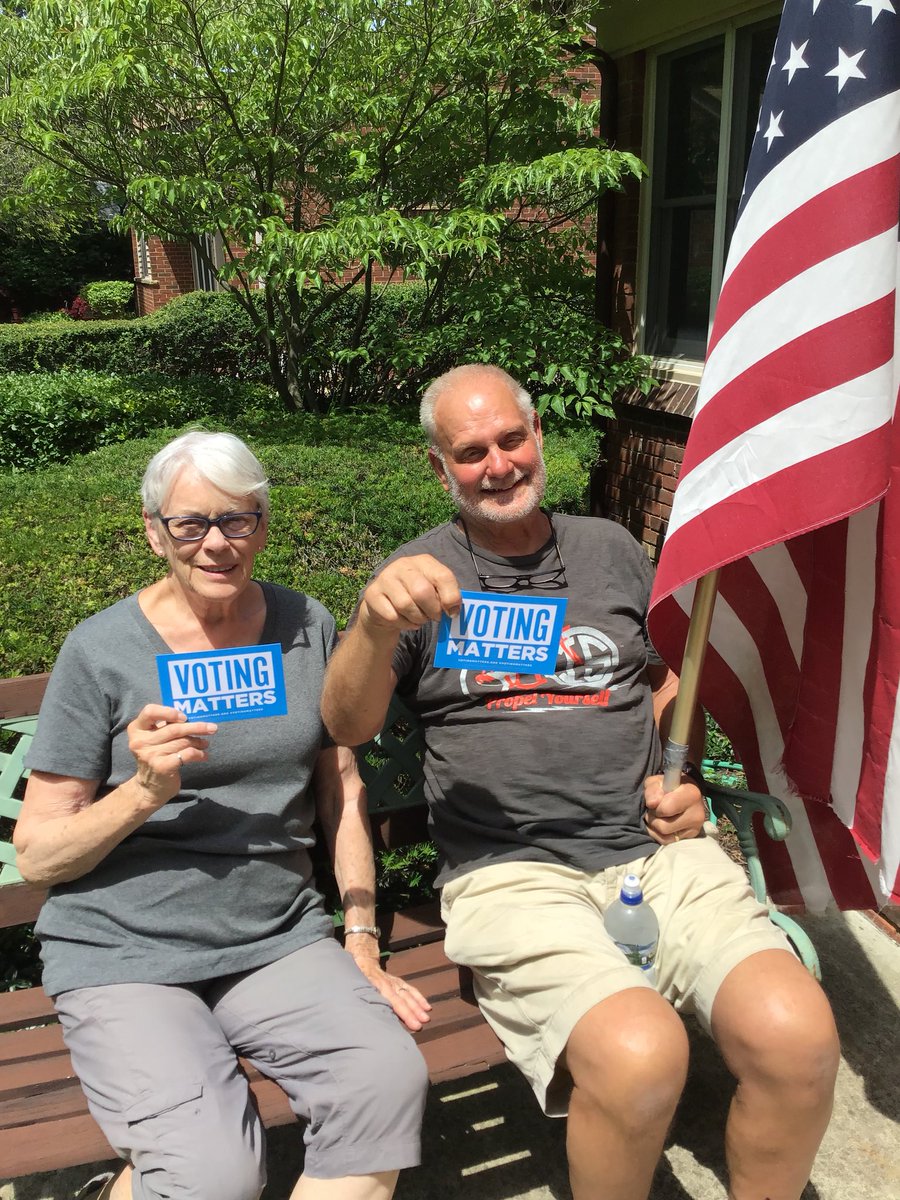 PAllenPTP's tweet photo. This 80 year old Strong Democrat insisted his wife  complete this “Commit to Vote” postcard too! (Her name wasn’t even on voter list) Proud Patriot #BlueWave Strong.#FlipitBlue #ProgressiveTurnOut https://t.co/SgUYifXwBB