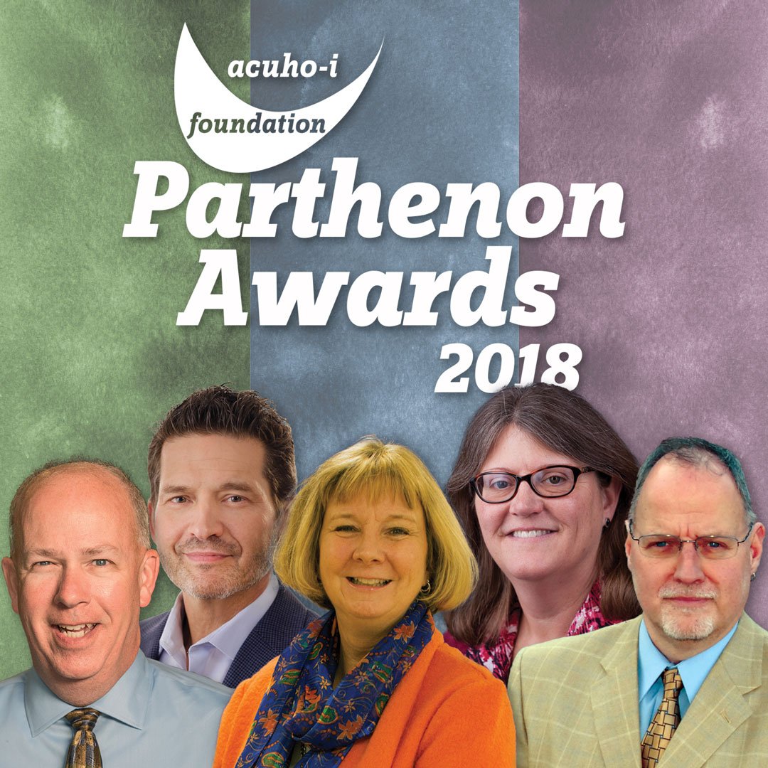 ACUHOI's tweet photo. Let's hear it for all five new members of the ACUHO-I Foundation Parthenon Society. Congratulations. #acuhoi https://t.co/DfS9fwnALp
