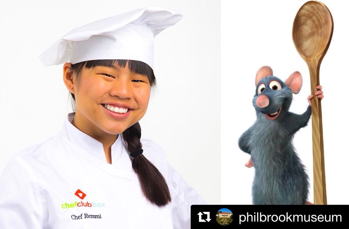 CookTimeRemmi's tweet image. #Repost @Philbrook ・・・
Acclaimed teen Chef Remmi Smith (you may have seen her on Food Network’s #Chopped) will join us (and Chef Remy the Rat) when we show #Ratatouille on the lawn July 27! #cooking #demo #cookbook #signing @foodnetwork @DisneyPixar #RemmiCooks