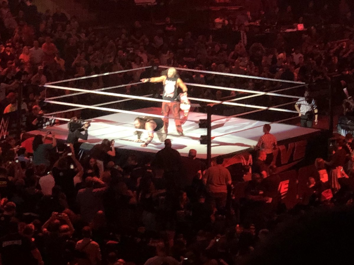 SportsGuy515's tweet photo. @MATTHARDYBRAND and @WWEBrayWyatt successfully retain the #RAWTagTeamTitle tonight at #WWEMSG! https://t.co/TcvWzpKKXi
