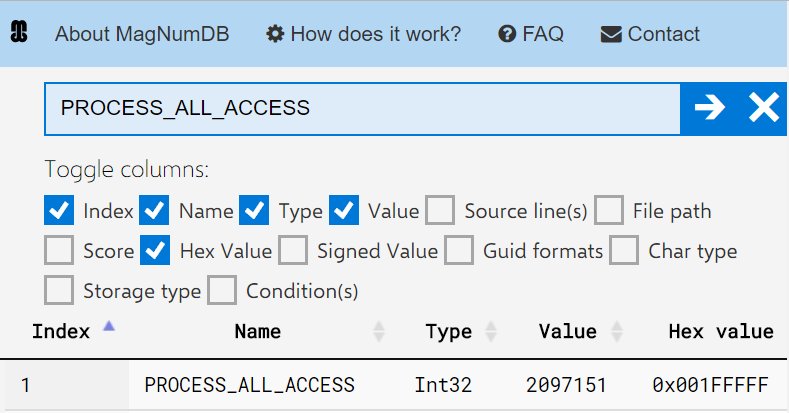 Tal_Liberman's tweet image. #MagNumDB contains about 350,000 #constants, #names, #values all extracted from more than 4,200 header files provided by standard #Windows and #VisualStudio #SDK
magnumdb.com