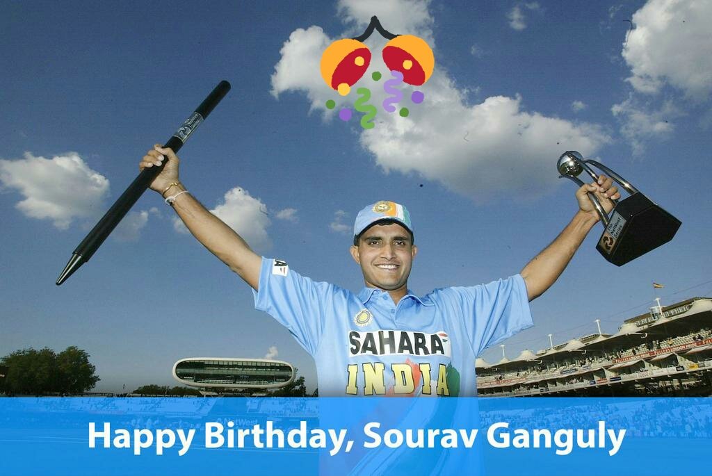    Birthday Sourav ganguly 