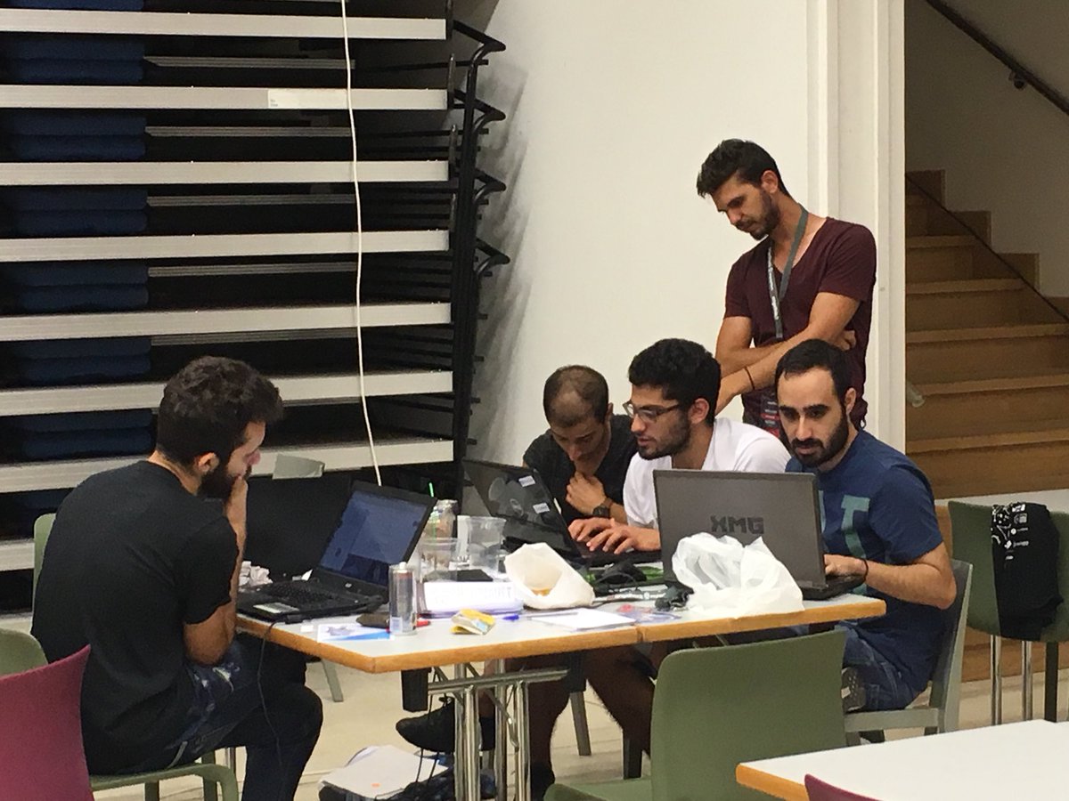 disruptcyprus's tweet photo. 4am in #Cyprus and #coding still goes strong 💪 at #AngelHackCyprus. Eager to see the live pitches and what these cool guys have built up during the weekend.
Hack, hack, hack...
#AH2018 @angelhack @risetechmedia #ImpacTech #DisruptCyprus #disruption #socialimpact https://t.co/zHVWgy9VMX