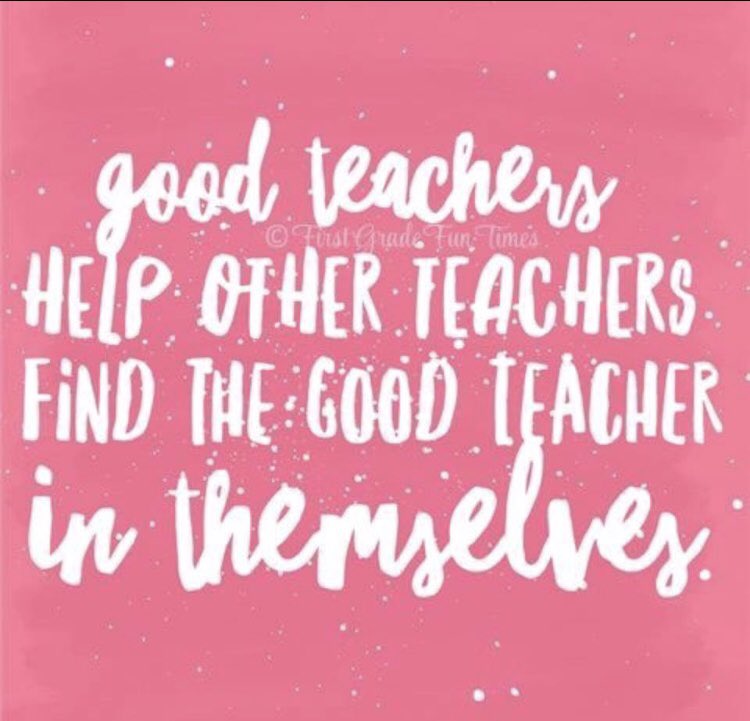 Another good one.... #goodteachers