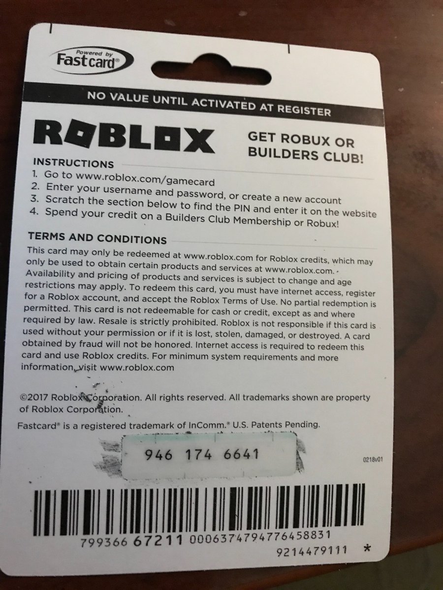 Pin Robux Gift Card - gifts cards roblox