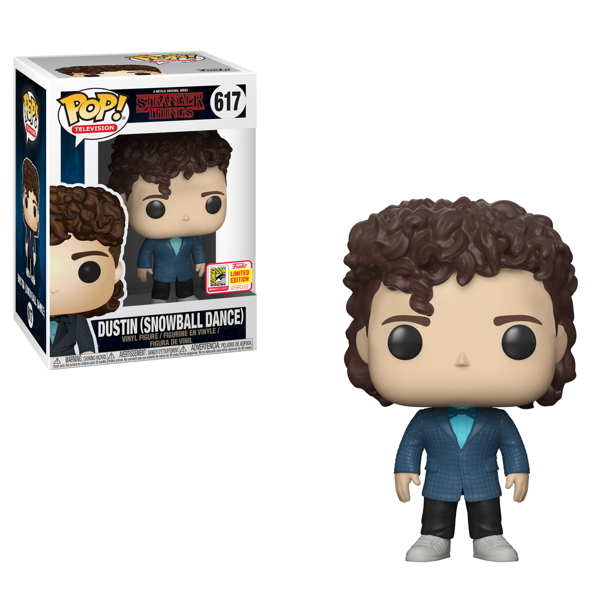 RT &amp; follow <a href="/OriginalFunko/">Funko</a> for the chance to win an #SDCC 2018 exclusive Snowball Dance Dustin Pop! #FunkoSDCC