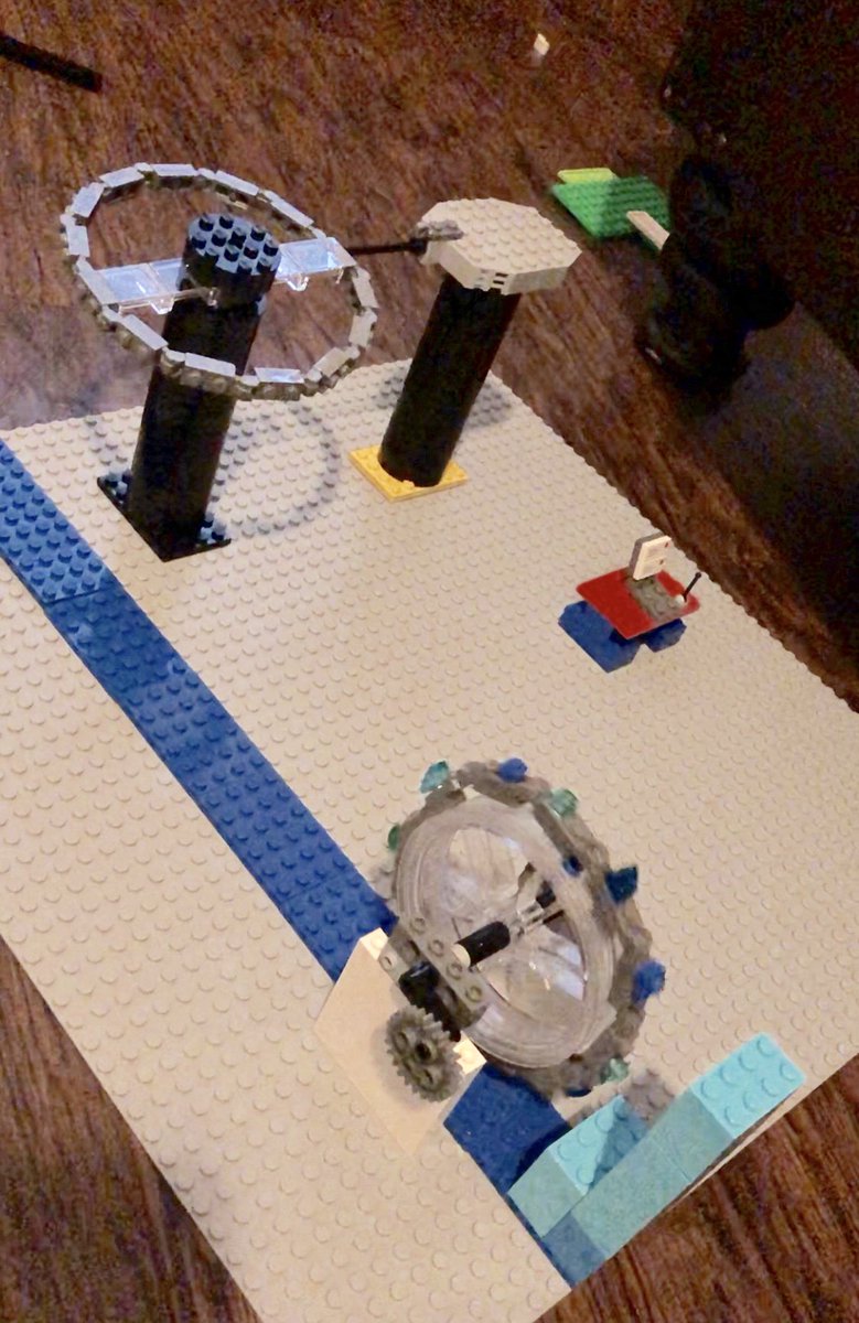Littlestnventor's tweet photo. Making a #LEGO #Tesla coil model this weekend with water wheel. #harnessingelectricity @LEGO_Group @LEGOIdeas @STEMGeorgia https://t.co/qjodK01kTA