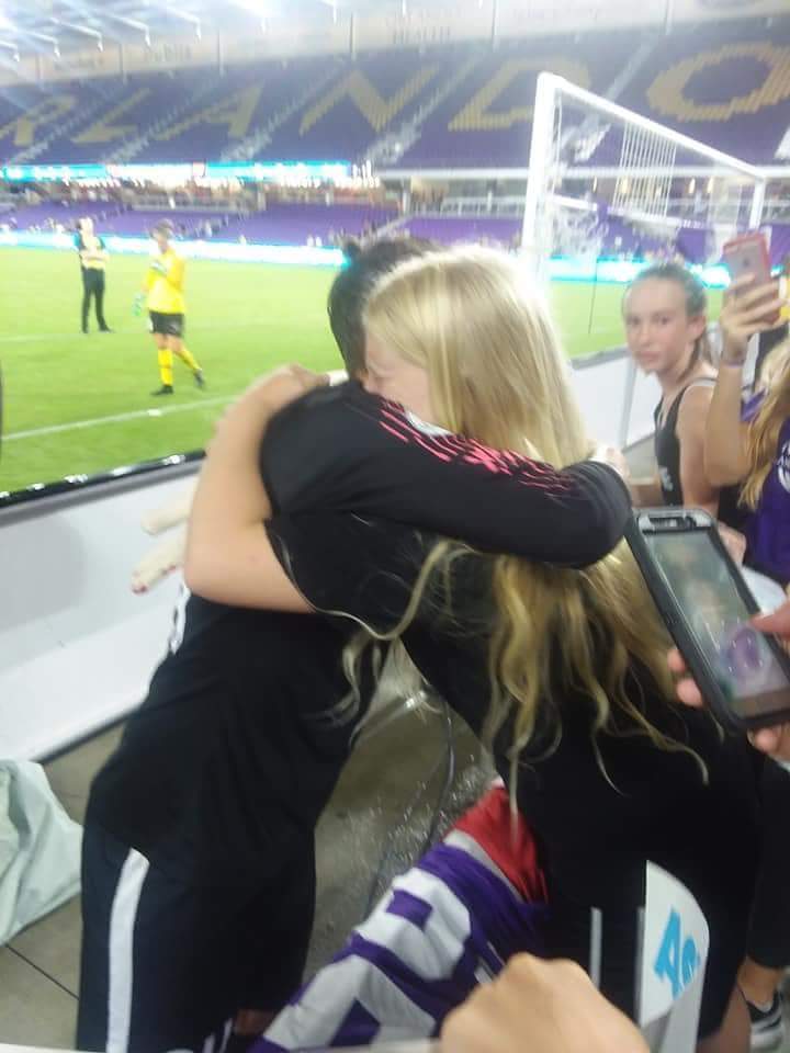 PridesCrown's tweet photo. @Ashlyn_Harris know you just made a huge impact and made a difference im some lives tonightβ€ #rolemodel #jawsome #orlandopride #futuregoalkeeper #futureisbright @steffieren20 #pridescrown https://t.co/sjXR98y9Fa
