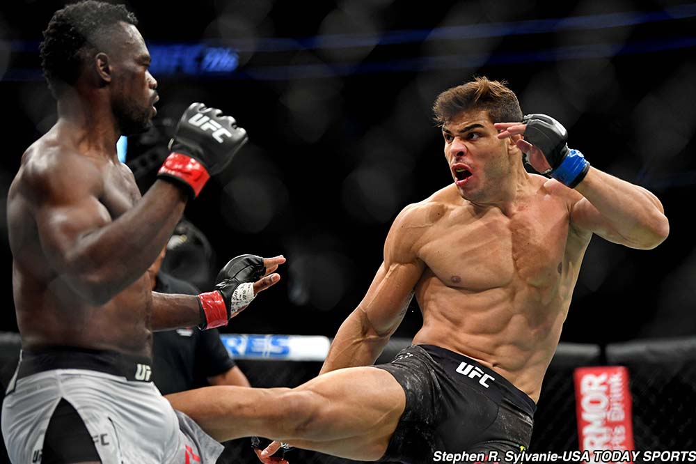 HopeGloryBoxing's tweet photo. Budding @ufc star @BorrachinhaMMA finishes @UriahHallMMA   #ufc226 #hopeandglory #mma #muaythai #bjj #kickboxing #boxing #grappling https://t.co/E5BfoMN6Z0