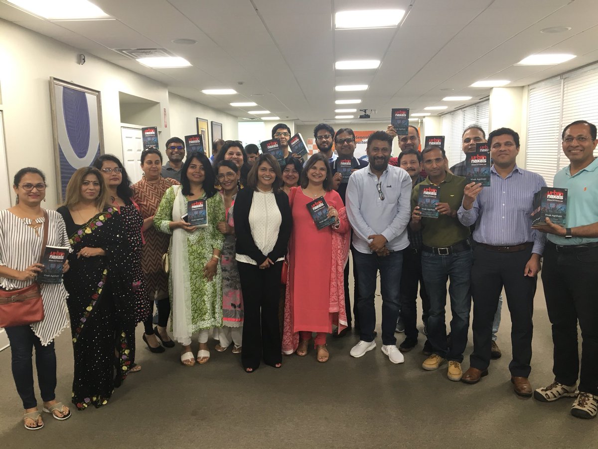 Thank you Consulate General of India, #Houston for hosting the book launch of #UrbanNaxals Thanks @sunandavashisht for making it such an insightful interaction. Thanks all those who bought in auction. #USBookTour Tomm #Dallas