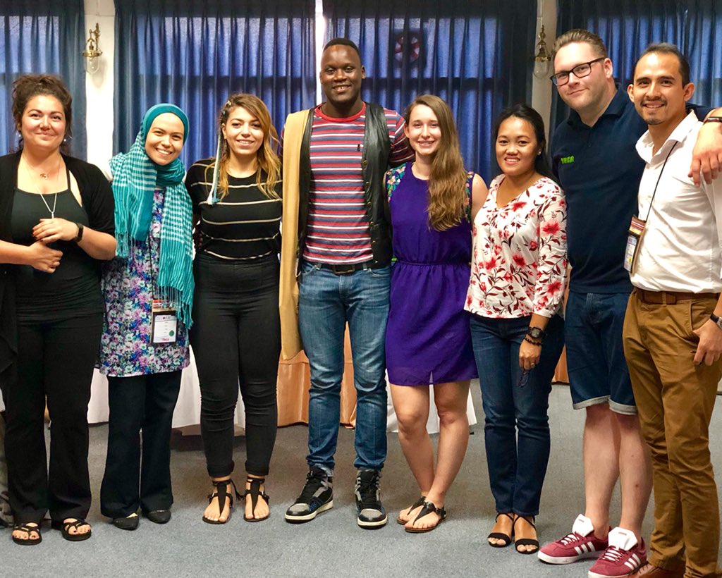 Powerful work to advance equity and social inclusion happening across the global #YMCA movement and being led by young Y staff and volunteers. Thanks to the Global Youth Voices for Change panelists for sharing best practices to serve all. #DIGY18 #YMCAWC18 #YforAll