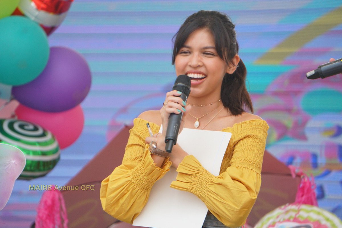 Maine <a href="/mainedcm/">Maine Mendoza</a> is here at

#MainelandiaFair2018
