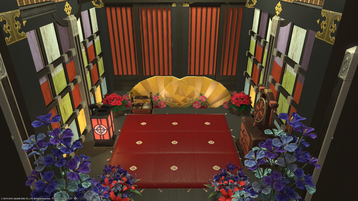 かつマろ 爺鯖 On Twitter 第6回ハウジングコンテストに参加しました テーマはスタジオということだったので花魁風スタジオに挑戦 両端のカラフル障子がずれてずれて大変でした ﾞﾟ Wﾟ グルポで色ペン１などで色鮮やかにするのがお勧めです ラベ１１区表