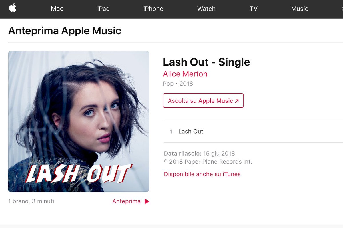AliceMerton's tweet image. Lash Out Love on @AppleMusic in Italy ❤️
itunes.apple.com/it/album/lash-…
#lashout #AppleMusic