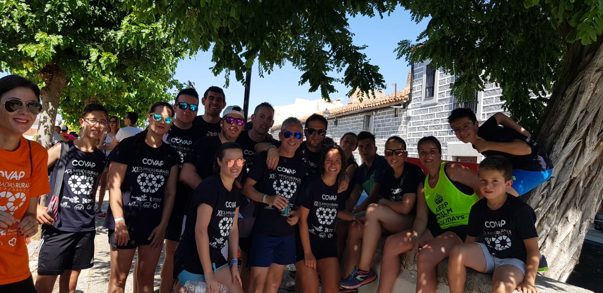 No se puede estar mejor y más a gusto....... #OlimpiadasRurales2018