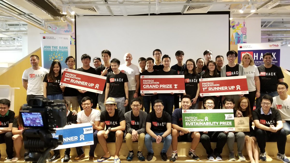 #FinHack 2018, another great hackathon with more than 150 participants. Thanks to <a href="/whub_io/">whub_io</a> @SocGen_APAC