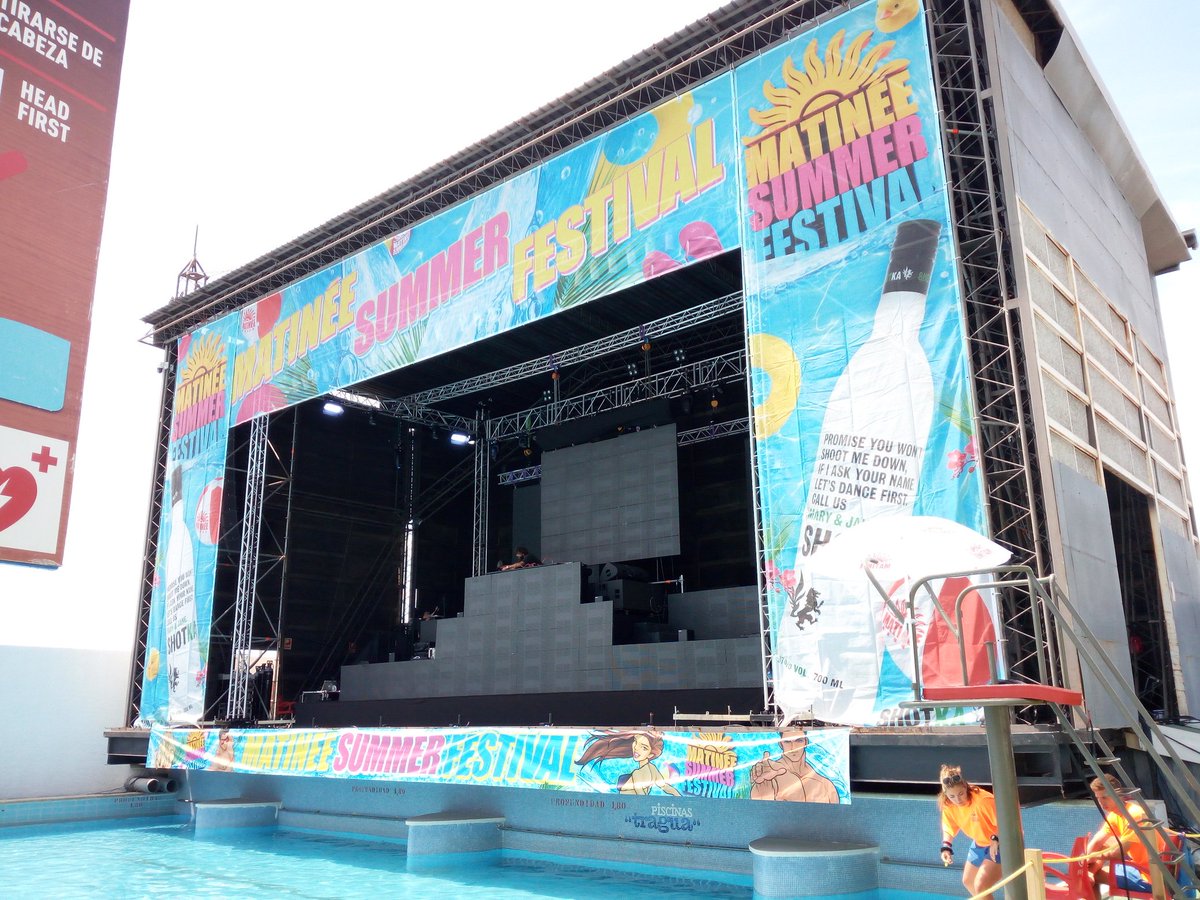 doc_medical's tweet photo. Todo listo para empezar el servicio de MATINEE SUMMER FESTIVAL https://t.co/8FZZywIULm