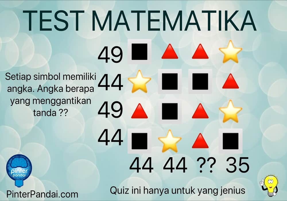 2 sinf matematika test