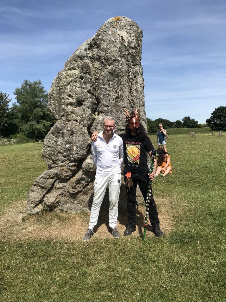 An assemblage of standing stones much larger & more complex than Stonehenge, Avebury can feel all the more eerie for having a village actually inside it. I once made a corn circle here labelled in The Encyclopaedia Of Corn Circles “an obvious fake”  #VisitWiltshire