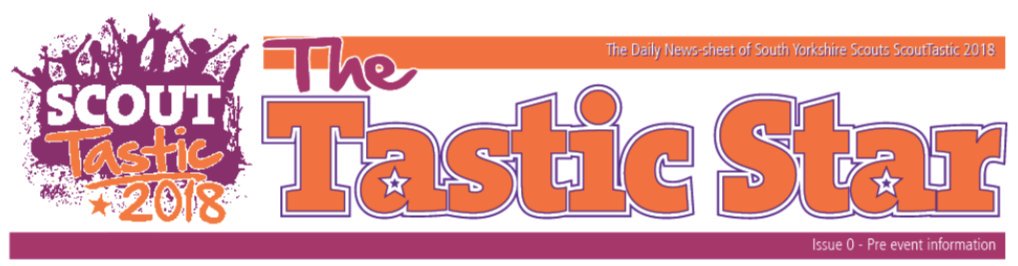 The third issue of our Tastic Star is now available to view online.

We ran out of colour toner, so we've printed a handful of copies in black and white that can be collected from the Media Team should anyone want one for their collection.

issuu.com/scouttastic201…