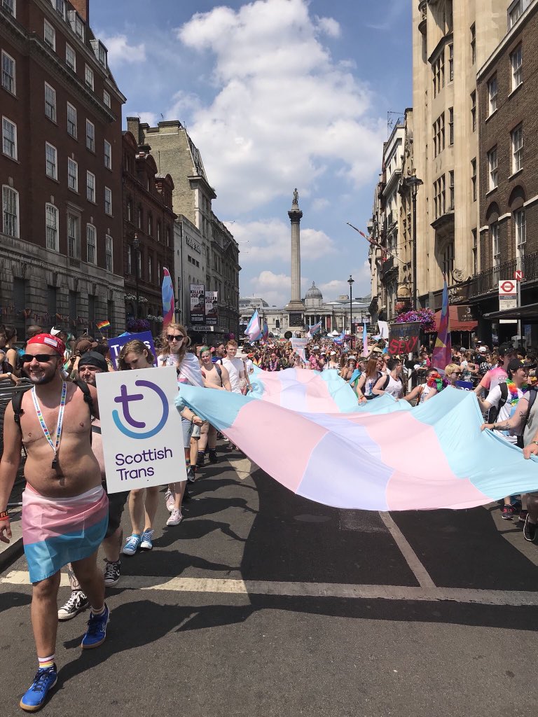 TransM_London's tweet photo. @misschazmatazz @StubbornDogs @ScottishTrans #transflags was #prideinlondon yesterday with @TransPALS_uk & us.
We, were not aware of the anti-trans protest at the front. We were all given a very lound & loving reception.
Don’t let hate be the message of London Pride.
Only 💗 can conquer hate. https://t.co/eaHDfNkneu