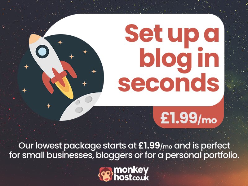 Startyouonline's tweet image. Wanting to share your Sunday bake off skills? Got a new project that requires a following? Want to moan to the internet at how boring your weeks been? Well why not setup a blog in seconds on our superfast reliable network.

#cheaphosting #lazysunday #timetoblog