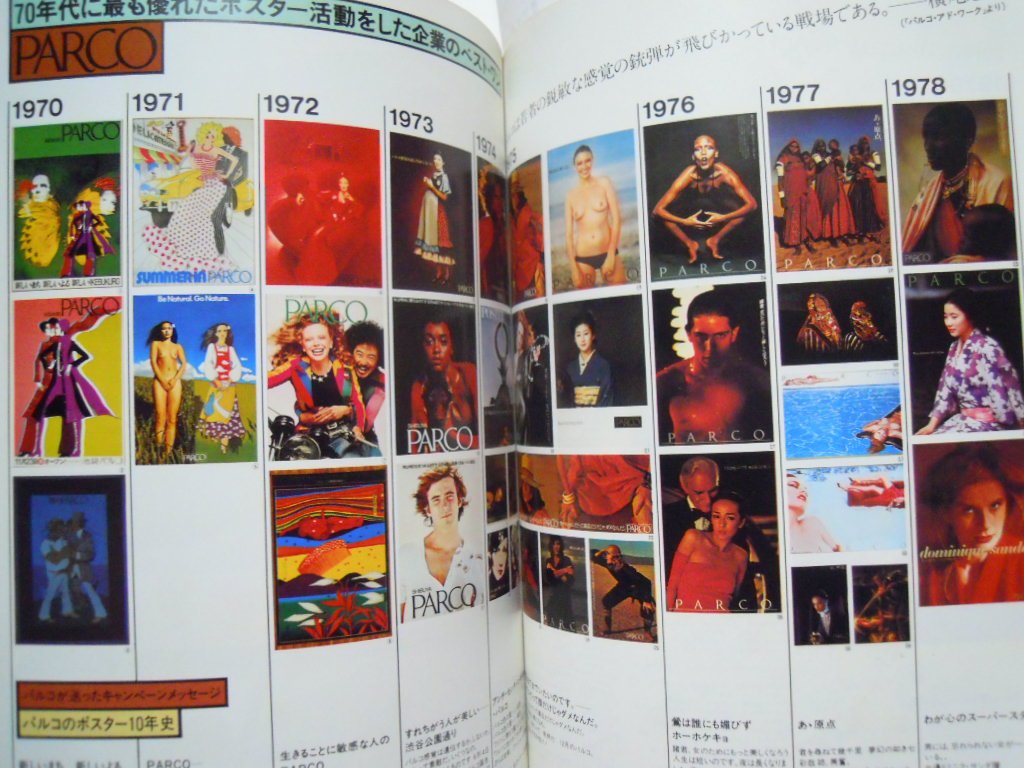 Mcギルド コマーシャル フォト別冊 ポスターアドワーク Poster時代の戦略と表現 80横尾忠則 永井一正 パルコのポスター10年史 ジュリー 入札入りました 昭和のアートポスターの味わいは心がざわつく感じがしますね T Co Fhxeo7rja2