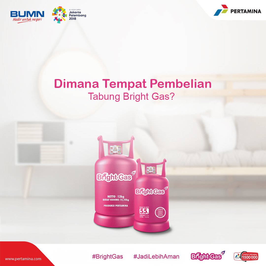 Moms, ingin membeli tabung Bright Gas langsung di tempat pembelian? Berikut ini outlet penjualan yang menyediakan Bright Gas bit.do/eo5Dp.

#BrightGas #JadilebihAman