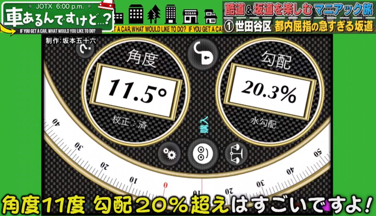 坂本五十六 Isamusakamoto Auf Twitter アプリ 角度傾斜計 をテレビでご紹介頂きました 車あるんですけど 酷道マニアも大興奮 酷道 坂道を楽しむドライブ旅 テレビ東京 7月8日 日 放送 沢村さんご利用ありがとうございます T Co P0aobz4gsn