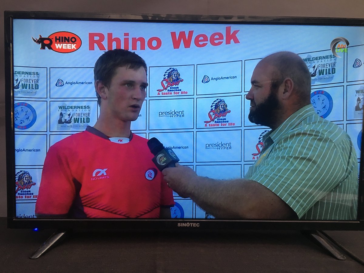 AFRILIVE's tweet image. @AFRILIVE Afri Live Stream bring you field hockey and rugby on the final day at the @Rhino_Rugby_SA Rhino Week 2018, @PrestigeYouthSport event at the Isak Steyl Stadium, with Ockert Van Schalkwyk and Toinette Richter on commentating #isaksteylstadium #PrestigeJeugsport #rhinoweek