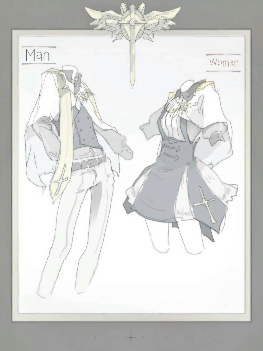 公式 ロアの晩餐 在 Twitter 上 ロアの晩餐 大変お待たせいたしました 教会の者の正装 戦闘服 公開です 注意に気を付けて アレンジなど自由にして頂いて構いません それでは 続報をお待ち下さい 服イラスト がる キャラ 文字 田村 T Co