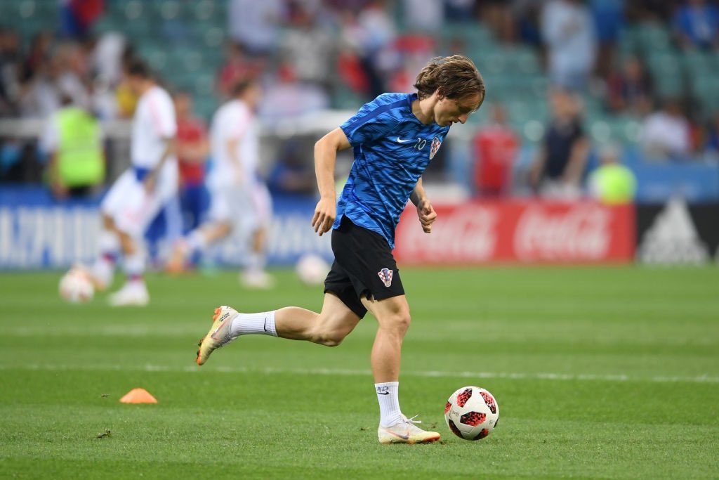 Madrid_Indo's tweet photo. Luka Modric di sesi latihan jelang Rusia-Kroasia https://t.co/OMyTrOao5P