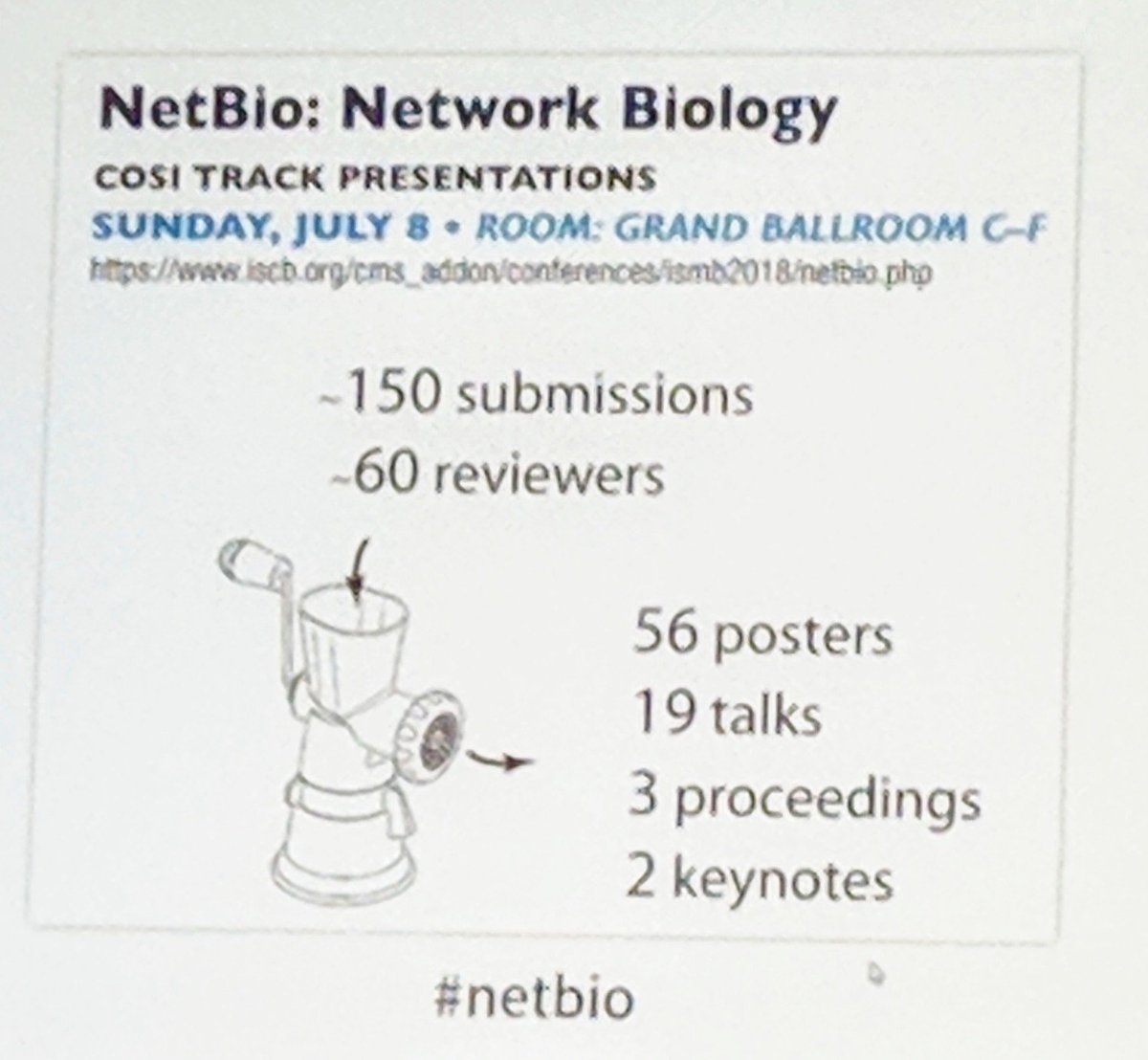 janani137's tweet image. One of many interesting #ISMB2018 COSIs today! Looking forward to another great day w/ some hopping around #netbio #transmed #BD2K #education and #JPI #ISMB18