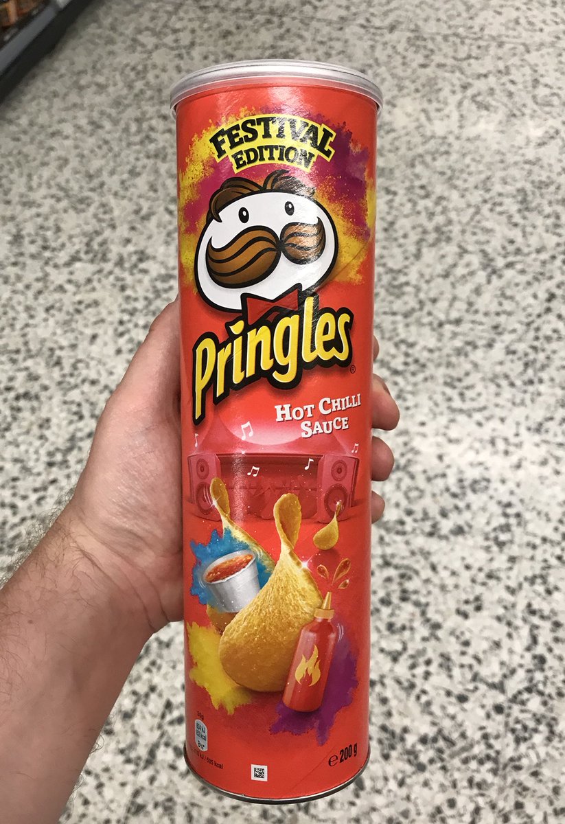 Pringles now does a new red chilli flavour and you can buy them in Asda